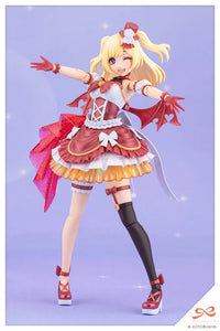 Kotobukiya JK089 Yue Kisaragi Diva Costume Dreaming Style Strawberry Moon 1/10 model kit, front view; assembled demonstration.
