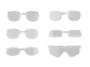 Kotobukiya MV005 After School Glasses Set, six clear miniature glasses styles in 1/10 scale.