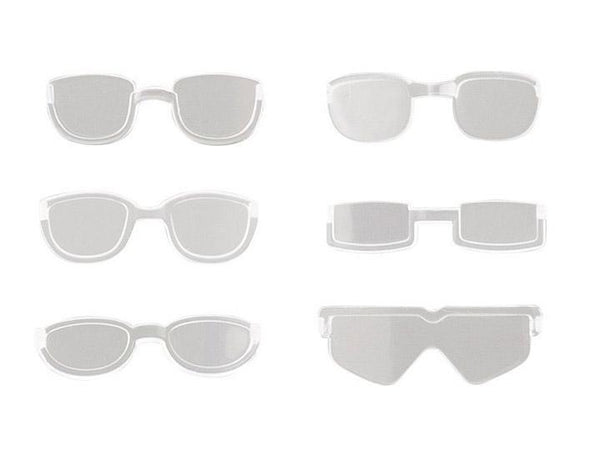 Kotobukiya MV005 After School Glasses Set, six clear miniature glasses styles in 1/10 scale.