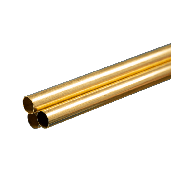 K&S Precision Metals 1153 3/8 inch round brass tube 36 inch 3-piece pack