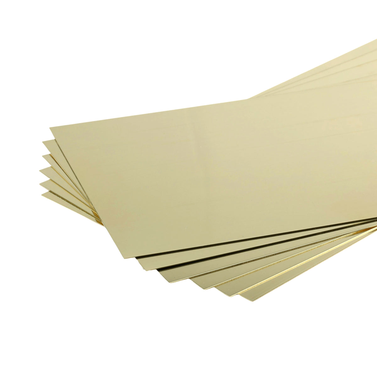K&S Precision Metals 252 brass sheet 0.016 x 4 x 10 inch 6-piece pack