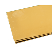 K&S Precision Metals 253 brass sheet 0.032 x 4 x 10 inch 3-piece pack