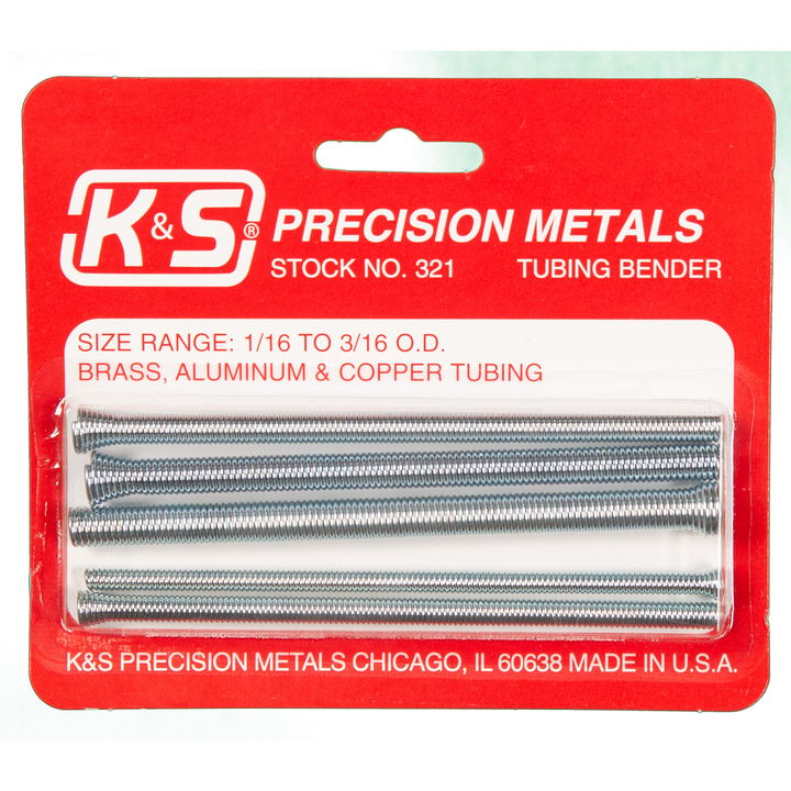K&S Precision Metals 321 metal tube bender 5-piece set