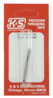 K&S Engineering 466 M2.5 x 0.45 metric threading tap in manufacturer packaging