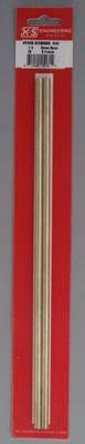 K&S Engineering 5131 1/4-inch round brass tubes, 2-pack