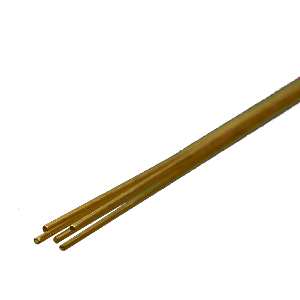 K&S Precision Metals 8159 round brass rod 0.020 x 12 inch 5-piece pack
