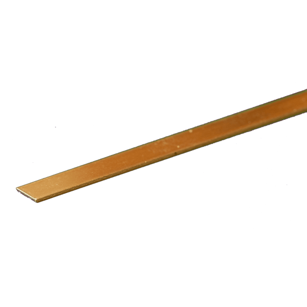 K&S Precision Metals 8235 brass strip 0.025 x 1/4 x 12 inch