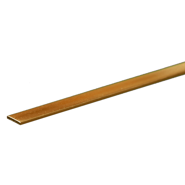K&S Precision Metals 8240 brass strip 0.032 x 1/4 x 12 inch