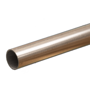 K&S 9809 round aluminum tube showing its hollow end
