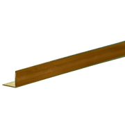 K&S 9882 brass angle, 1/4-inch legs — profile close-up