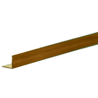 K&S 9882 brass angle, 1/4-inch legs — profile close-up