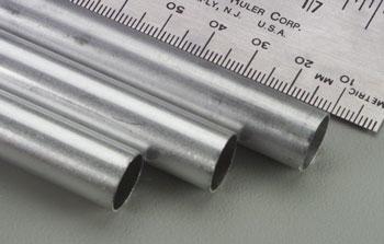 K&S 9413 Round Aluminum Tube 1/2 in OD x .016 in Wall x 36 in - product image