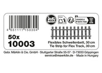 LGB 10003 flexible track tie strips - 50-piece package label