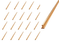 LGB 10005 flexible brass rail - 20-piece rail assortment with enlarged profile detail