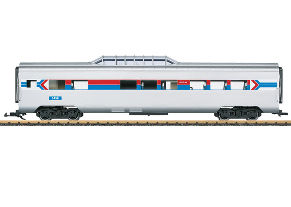 LGB 36603 Amtrak Phase I Vista Dome car number 9458 - side view