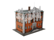 Lionel 2167070 HO scale On Fire Building kit assembled product view