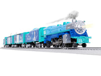 Lionel 2423040 Disney Frozen Olaf Winter Freight train set, complete train on track