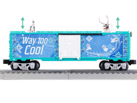 Lionel 2423040 Frozen set bobbing-head boxcar with Olaf and Sven characters
