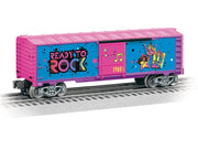 Lionel 2528460 Barbie 1980s boxcar, Ready to Rock side
