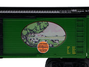 Lionel 2528640 John Deere Quality reefer, close-up of farm scene artwork