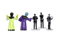 Lionel 2530010 Area 51 figures, rear view of all five included figures
