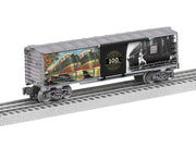 Lionel 2538060 Orange Blossom Special 100th anniversary boxcar, opposite side with paired locomotive artwork