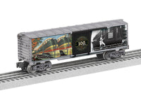Lionel 2538060 Orange Blossom Special 100th anniversary boxcar, opposite side with paired locomotive artwork