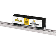 Lionel 2554200 HO Peanuts 75th Anniversary boxcar with yellow Good Grief door.