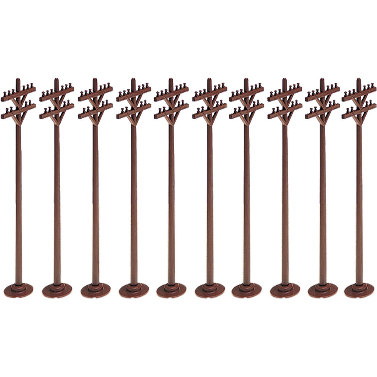 Lionel 6-62181 O gauge telephone poles, set of 10