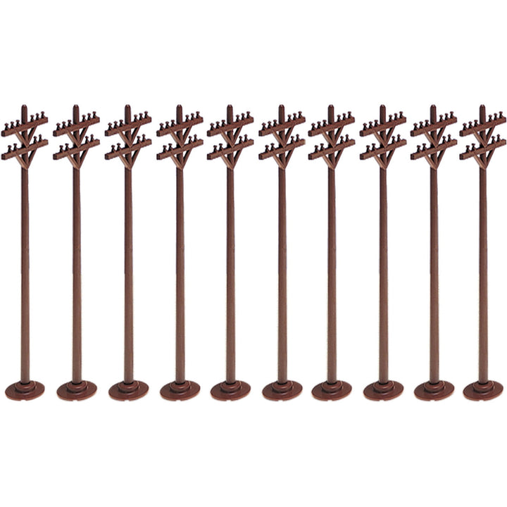 Lionel 6-62181 O gauge telephone poles, set of 10