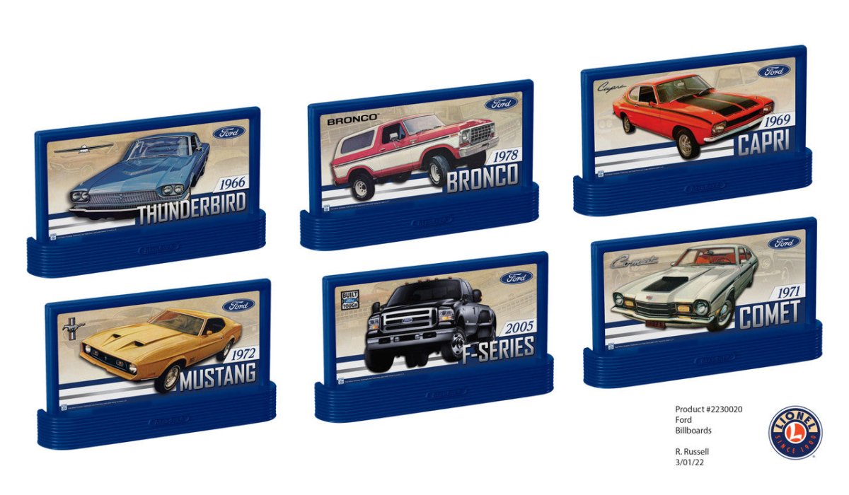 Lionel O Scale Ford Billboard Pack - 2330020– product image