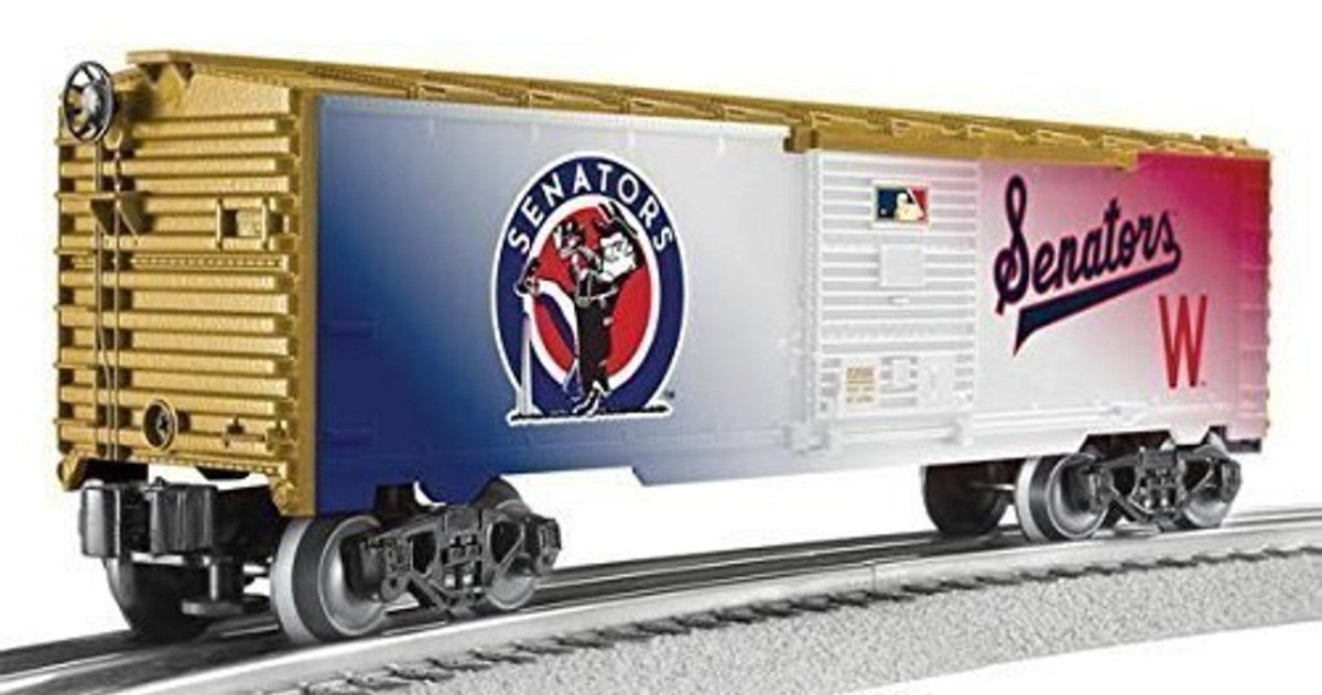Lionel O Scale Washington Senators Cooperstown Boxcar - 82686 — exact product view