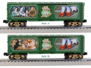 Lionel O Scale Wizard of Oz Illuminated Red Slippers Box Car - 2428050 — exact product view