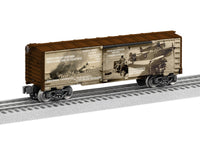 Lionel O Scale WWII Africa Campaign MUSA Boxcar - 2138130 — exact product reference view 2