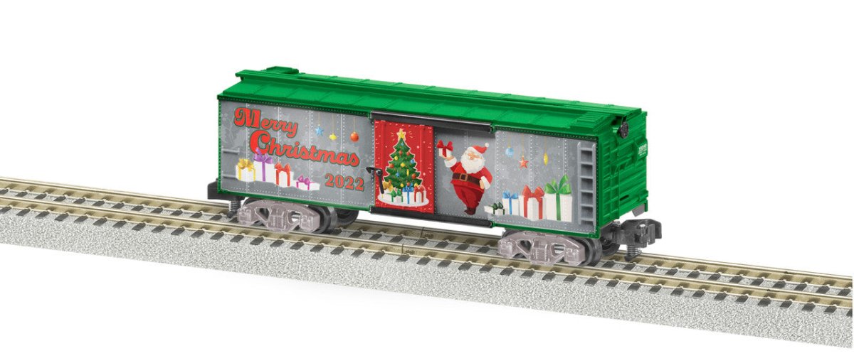 Lionel S Scale American Flyer 2022 Christmas Boxcar - 2219340– product image