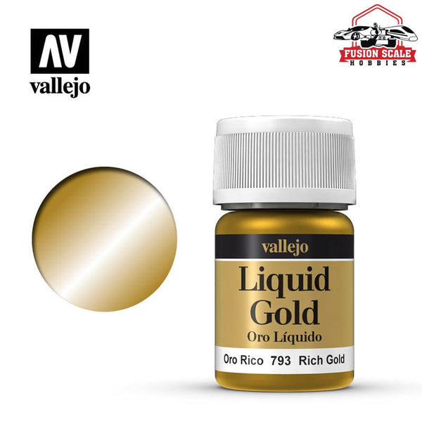 Vallejo Model Color Metallic Rich Gold VLJ70793 — exact product reference