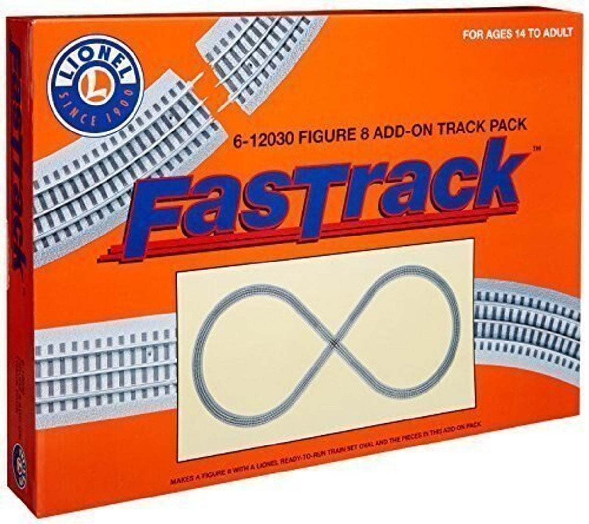 Lionel O Scale FasTrack Figure 8 Add-On Track Pack - 12030 — exact product reference
