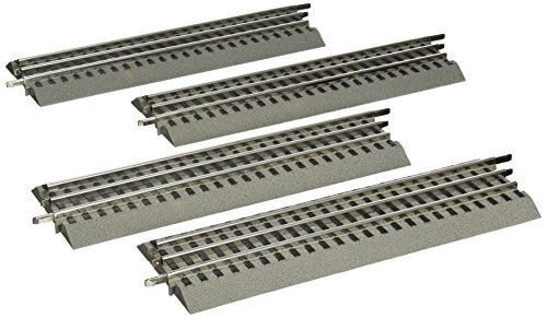 Lionel 12032 O scale FasTrack 10 inch straight track four pack
