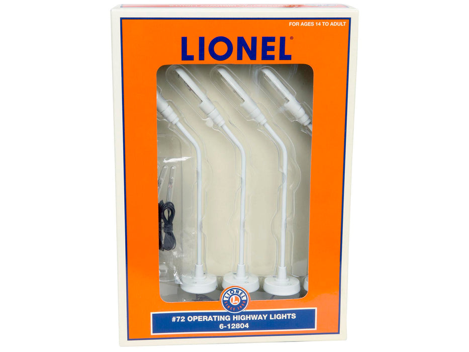 Lionel #72 Highway Lights, 4-Pack – 12804– product image