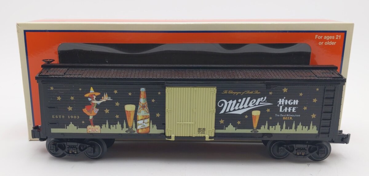 Lionel O Gauge Miller High Life Reefer – 2128130– product image