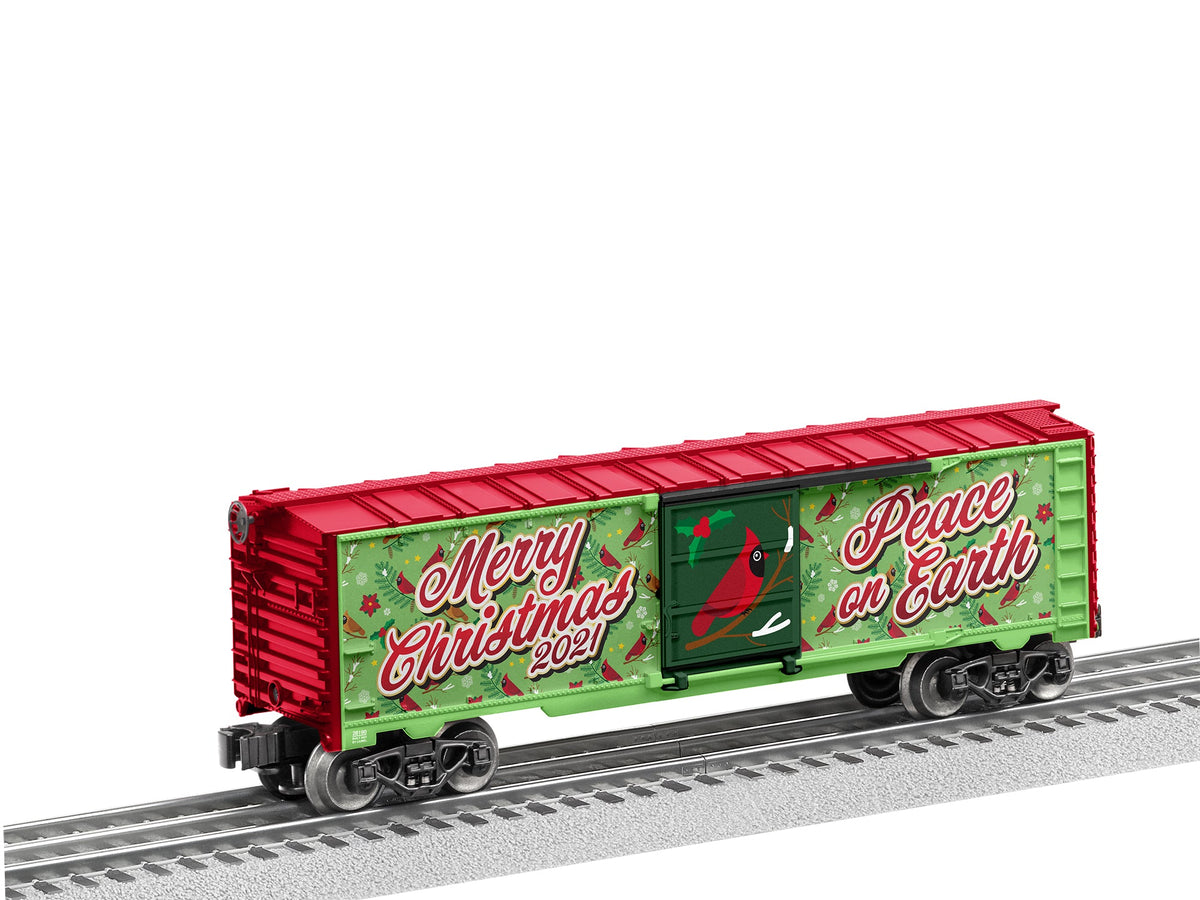 Lionel O Gauge 2021 Christmas Boxcar – 2128190– product image