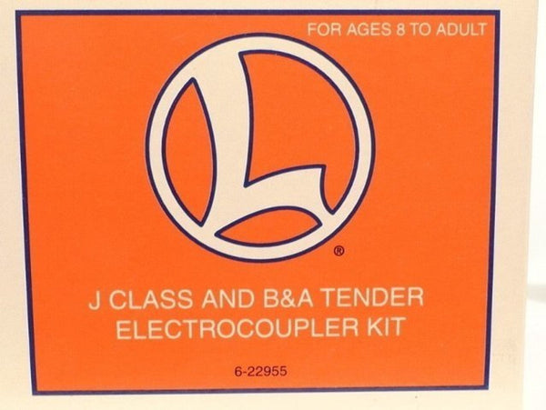 Lionel Electrocoupler Kit For J Class Tender & B&A Tender – 22955 — exact product reference