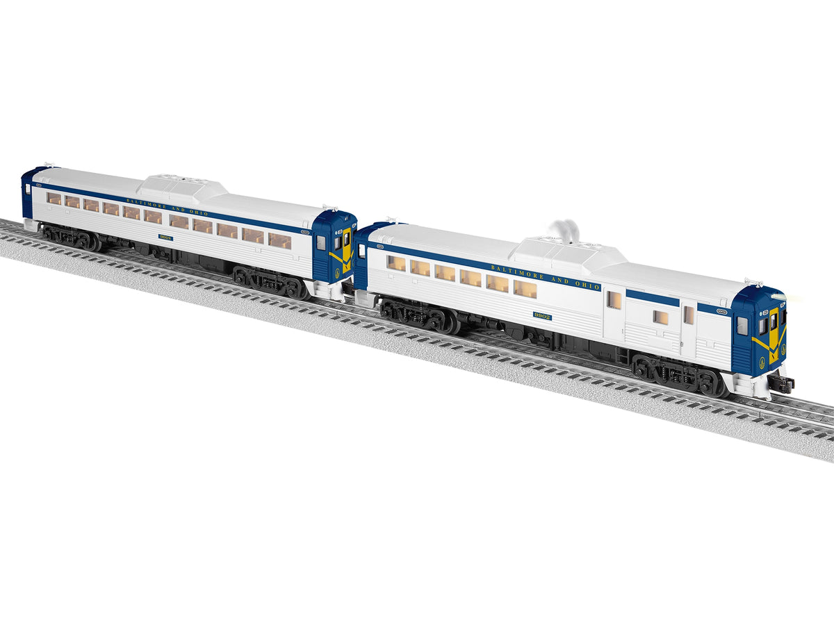Lionel 2335080 Baltimore & Ohio LionChief Plus 2.0 Budd RDC Set #9902/#9917 – O Gauge– product image