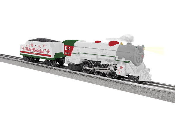Lionel 2445090 Winter Wonderland LionChief 2-6-2 #2424 – O Gauge