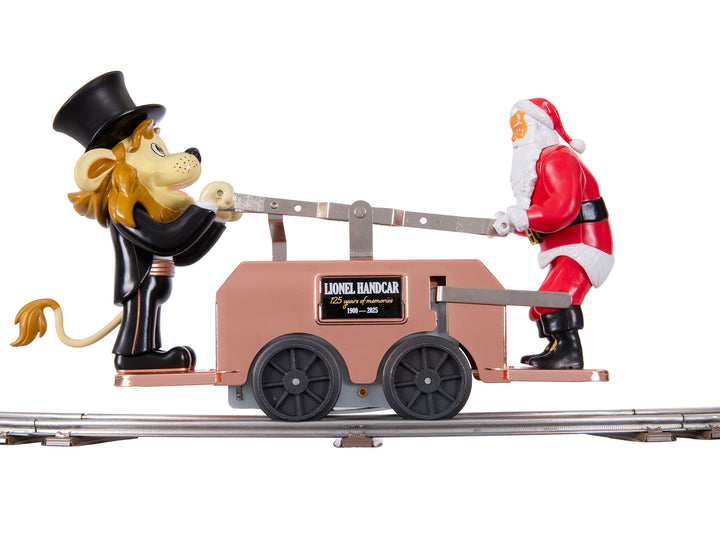 Lionel 2535160 Lenny/Santa Handcar – Bronze – O Gauge