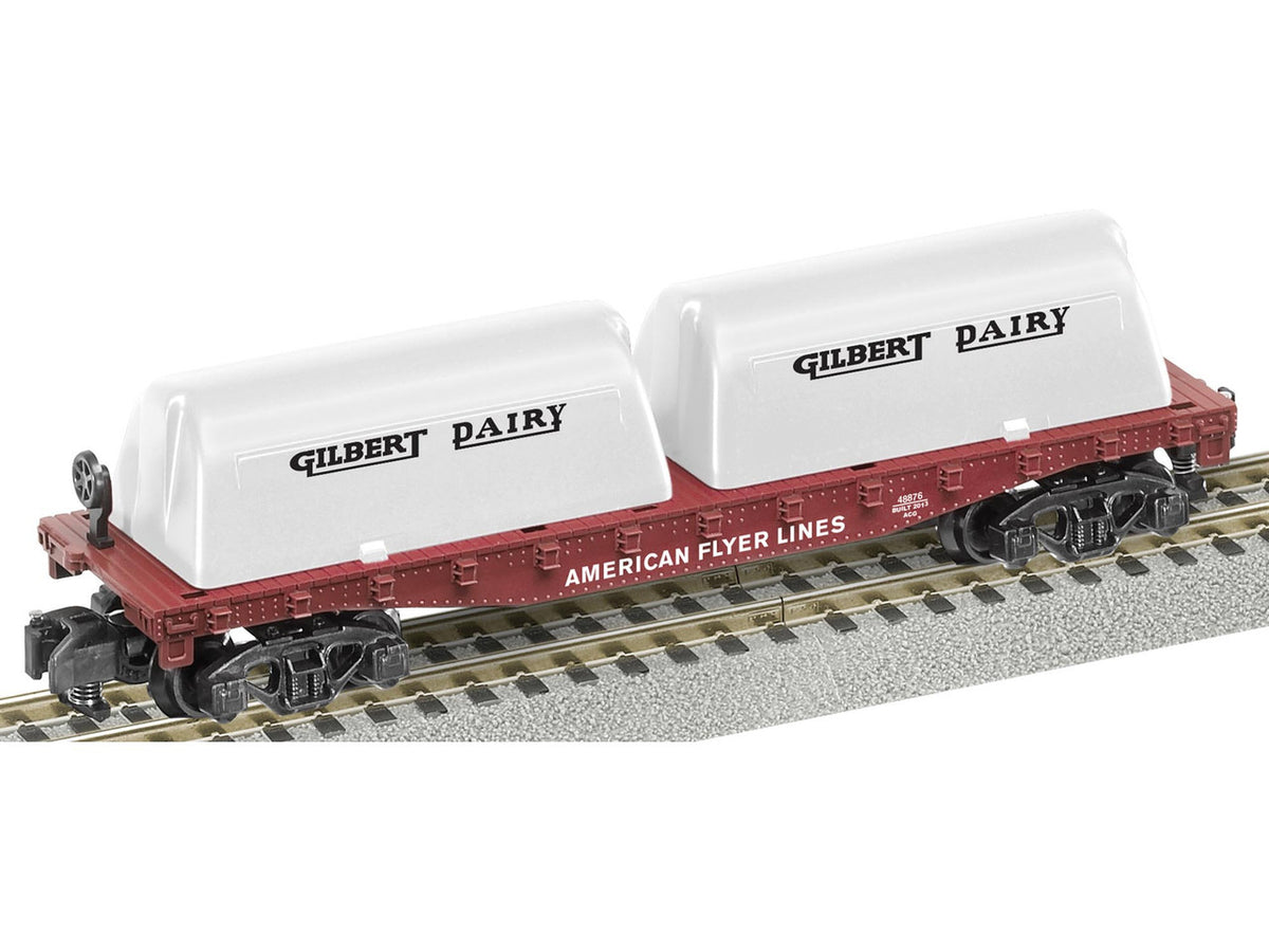 Lionel O Gauge Gilbert Dairy Flatcar – 48576– product image
