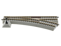 Lionel American Flyer 6-49869 FasTrack R20 right-hand manual switch alternate view