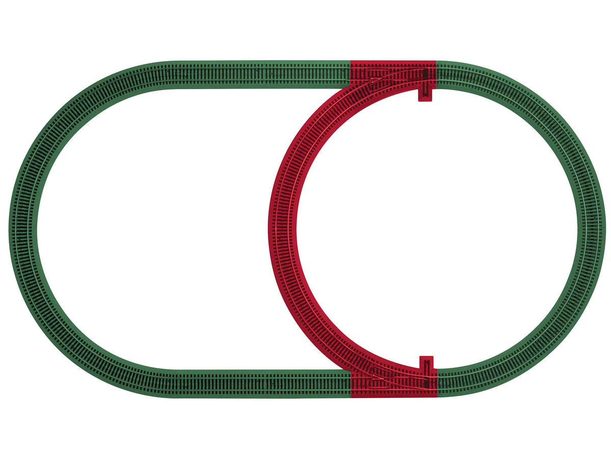 Lionel American Flyer 6-49890 FasTrack Inner Passing Loop add-on track pack