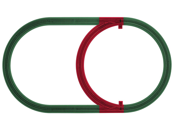 Lionel American Flyer 6-49890 FasTrack Inner Passing Loop add-on track pack