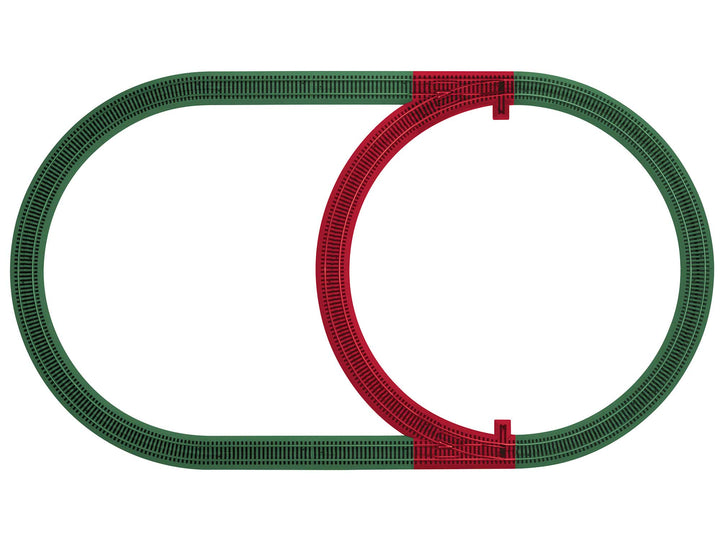 Lionel American Flyer 6-49890 FasTrack Inner Passing Loop add-on track pack